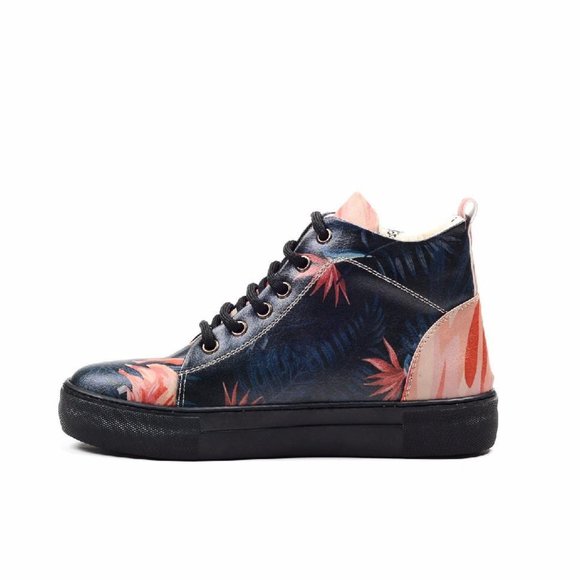 Goby Shoes - Floral Ankle Boots - Picture 4 of 6